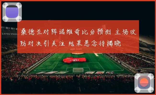 桑德兰对阵诺维奇比分预测 主场攻防对决引关注 结果悬念待揭晓